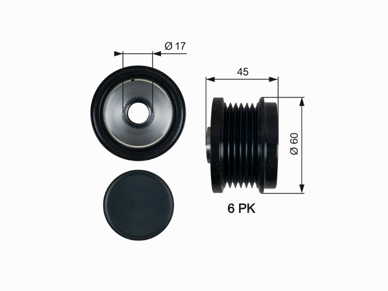 Freewheel device OAP
