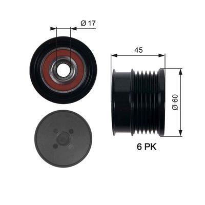 Freewheel device OAP