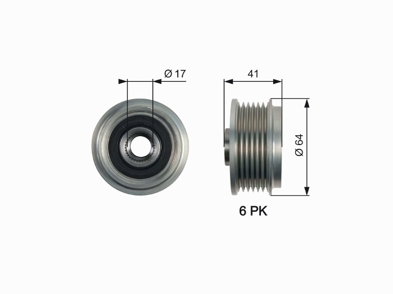 Freewheel device OAP