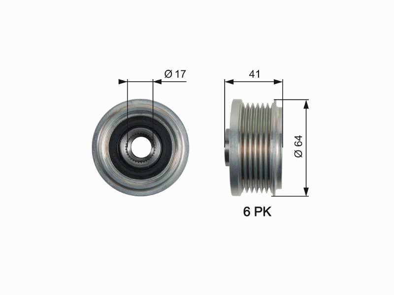 Freewheel device OAP
