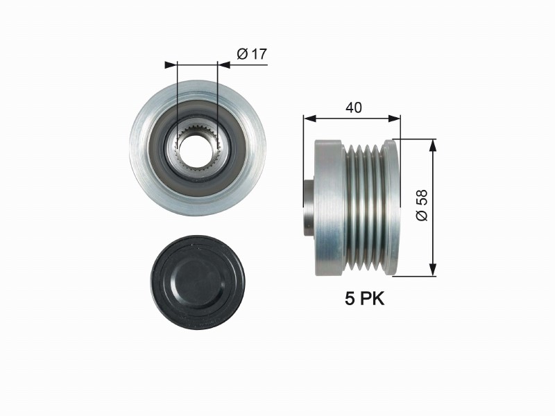 Freewheel device OAP
