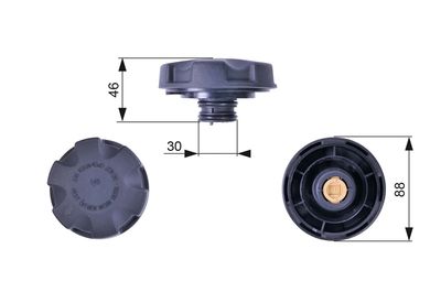 RC241 expansion tank cap