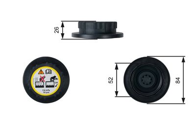 RC246 expansion tank cap