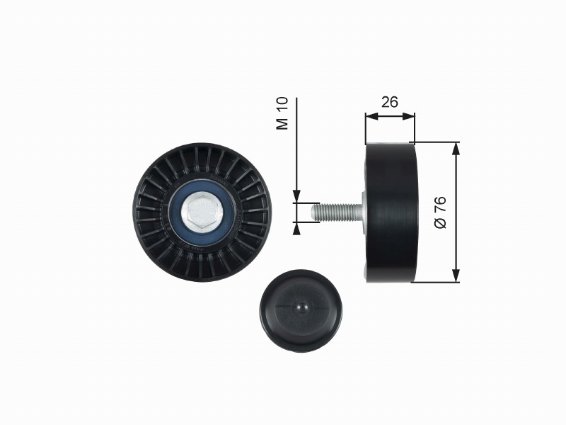 T36485 drivealign mv idler Audi / Seat / Volkswagen