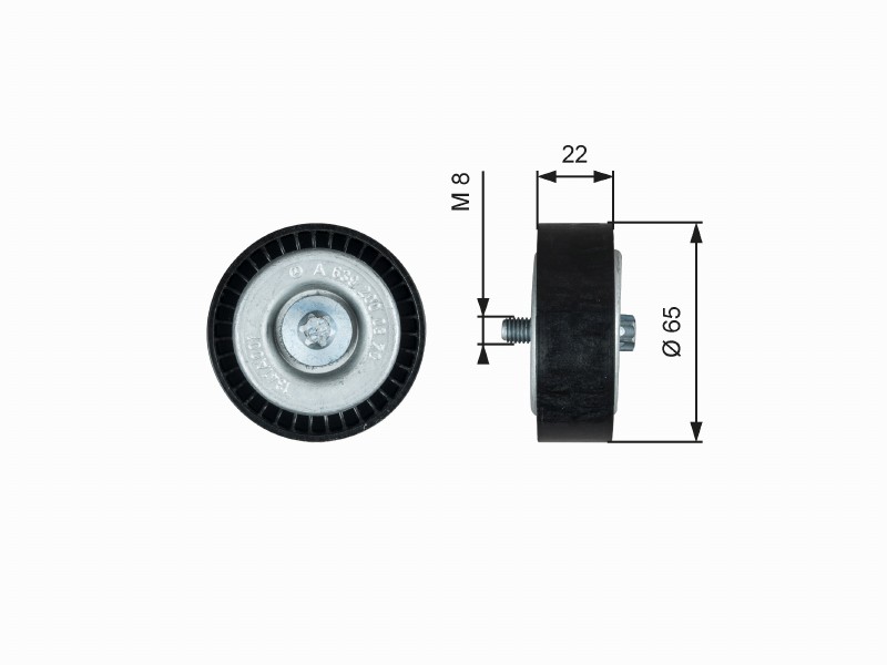 T36734 drivealign mv idler