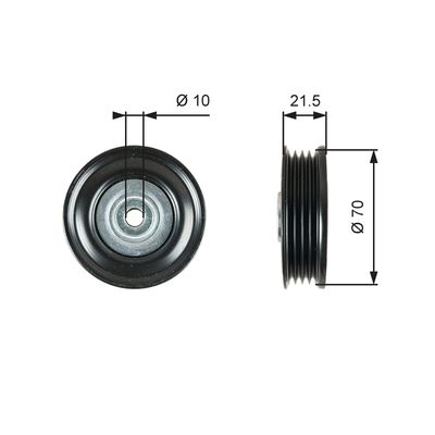T36747 drivealign mv idler