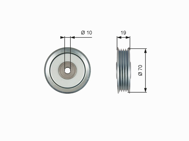 T36751 drivealign mv idler