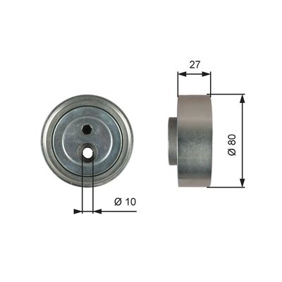T36755 drivealign mv idler