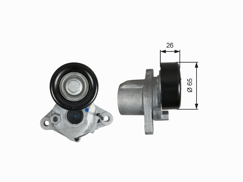 Idler/guide pulley, V-ribbed belt