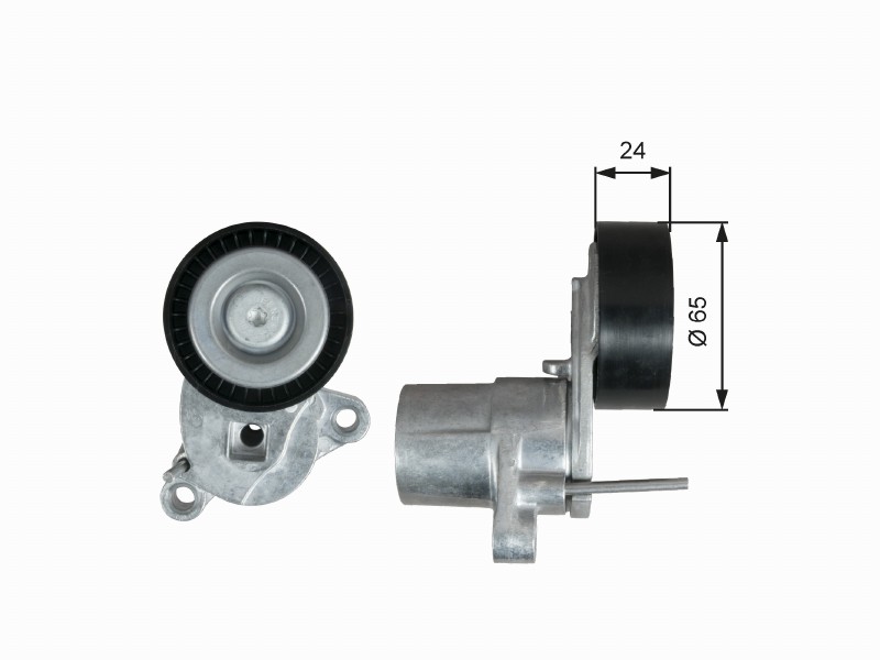 Idler/guide pulley, V-ribbed belt