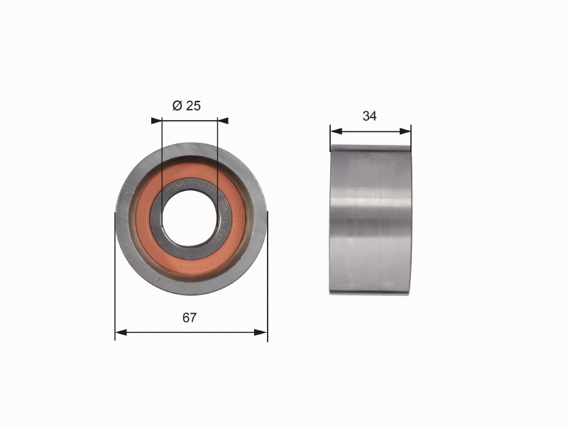 T41178 powergrip idler