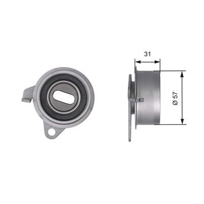 PowerGrip© Tensioner Pulley