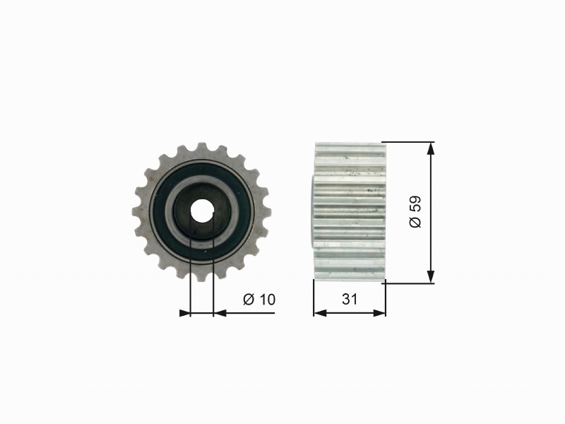 T41236 powergrip idler
