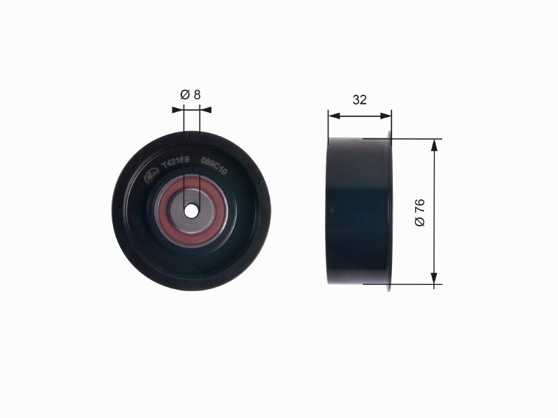 T42169 powergrip idler