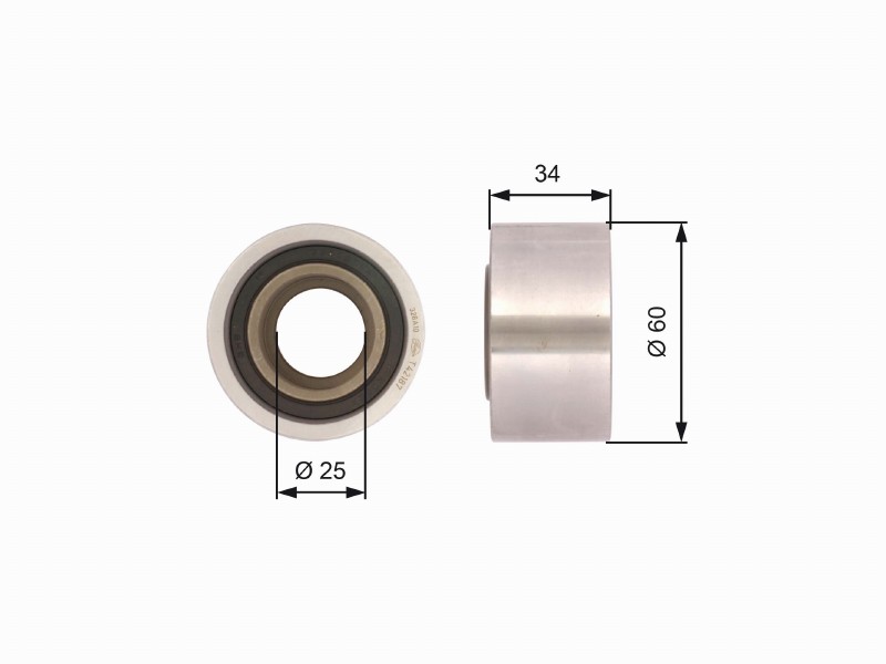 T42187 powergrip idler