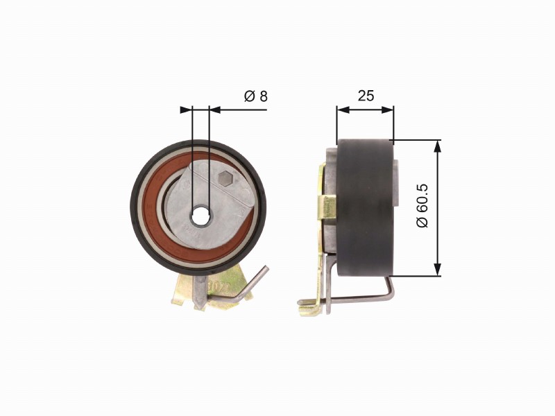 T43023 powergrip tensioner