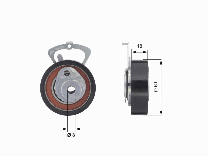 T43078 powergrip tensioner