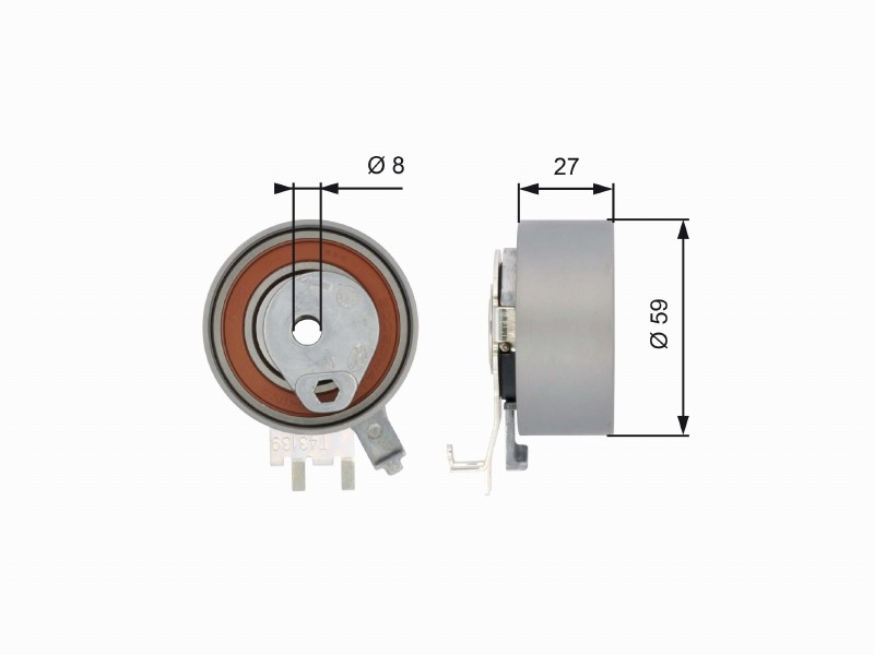 T43139 powergrip tensioner