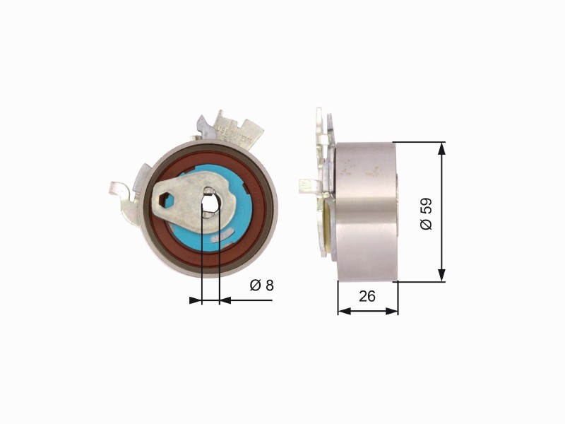 T43154 powergrip tensioner