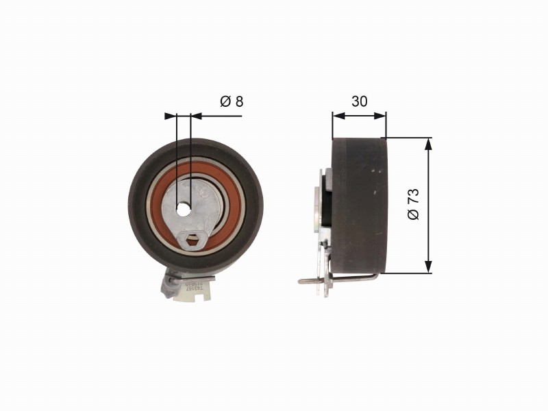 T43157 powergrip tensioner