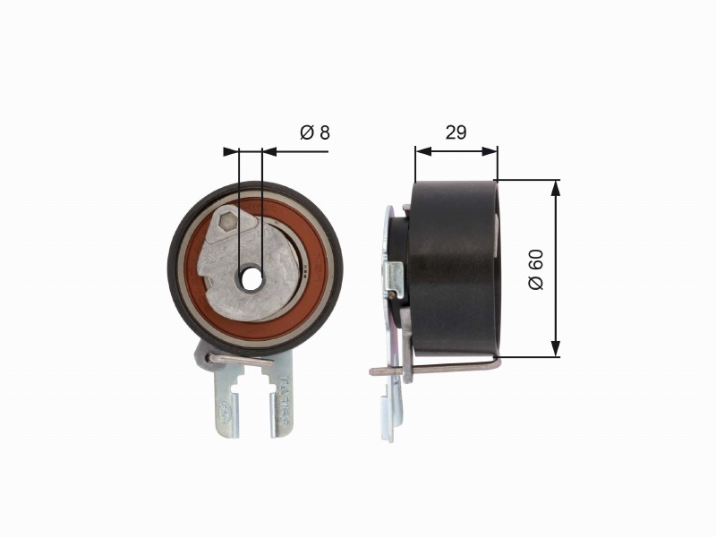 T43158 powergrip tensioner
