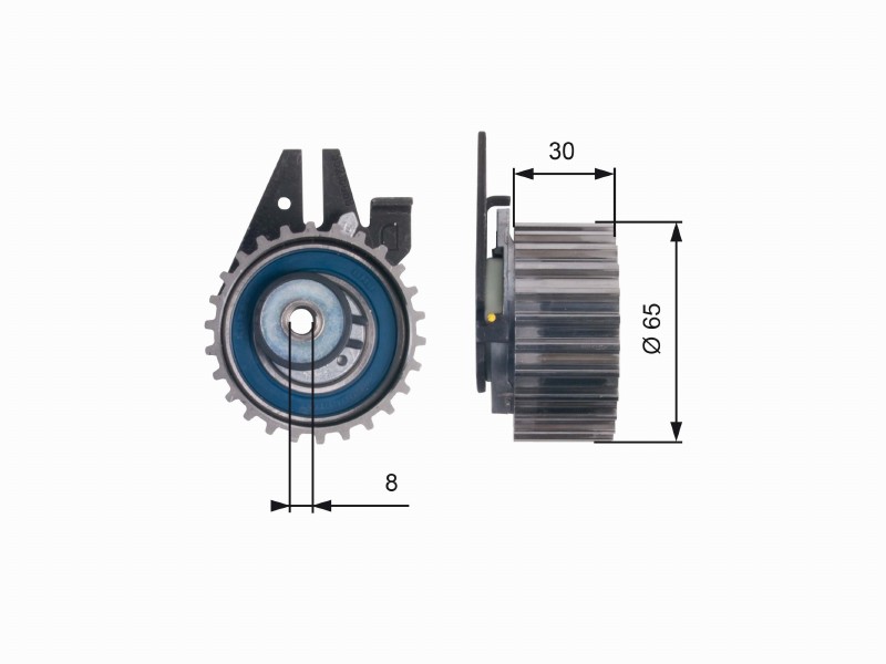T43211 pg tensioner pulley