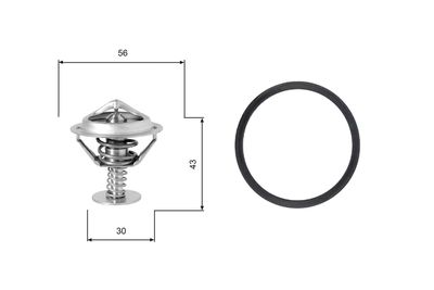 GATES TH05377G1 / Termostato, Refrigerante