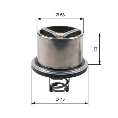 TH07882 thermostat BMW M5