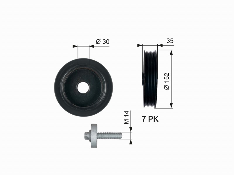 TVD1127A da tors vibr. damper