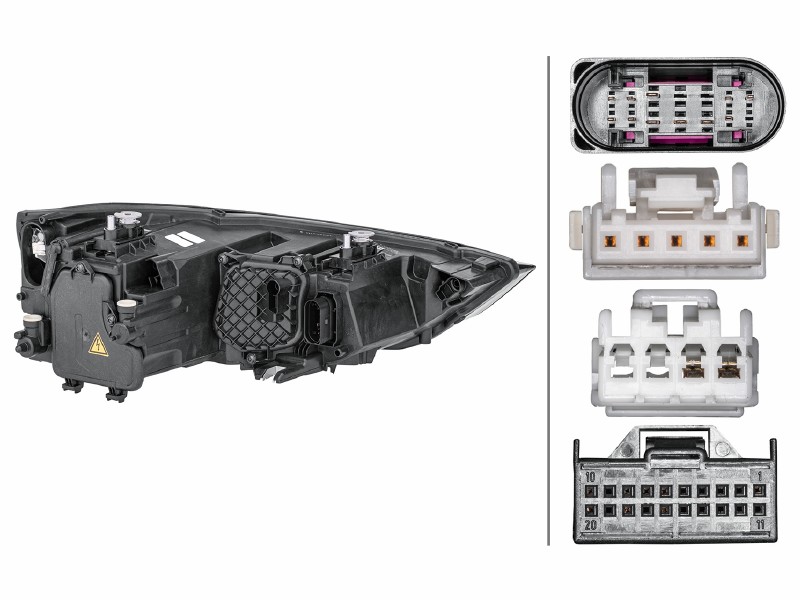 Faro bixeno/LED SX Audi A1 11/14->