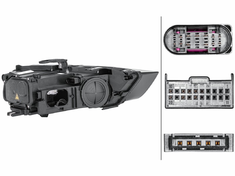 Faro bixeno/LED SX Audi Q3 11/14->