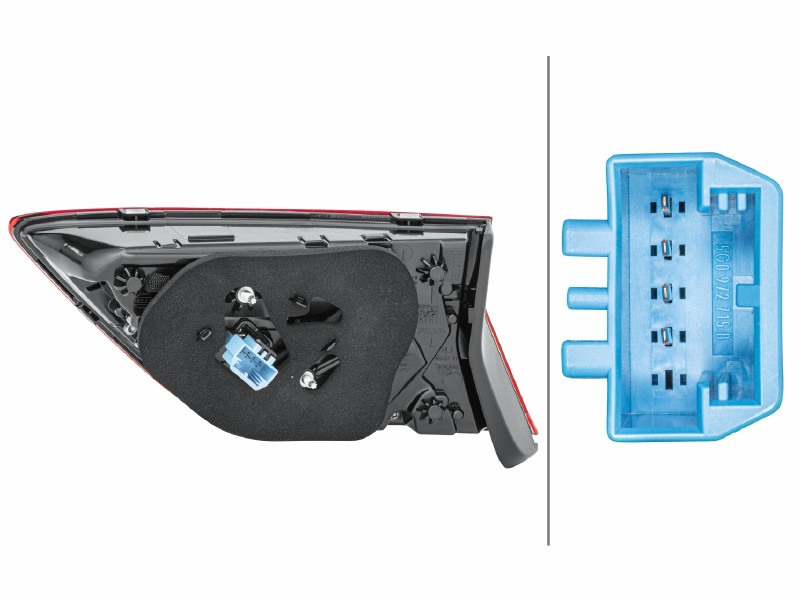 Fanale LED SX sez.int VW Tiguan 01/16->
