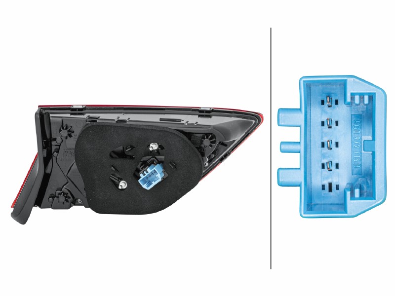 Fanale LED DX sez.int VW Tiguan 01/16->