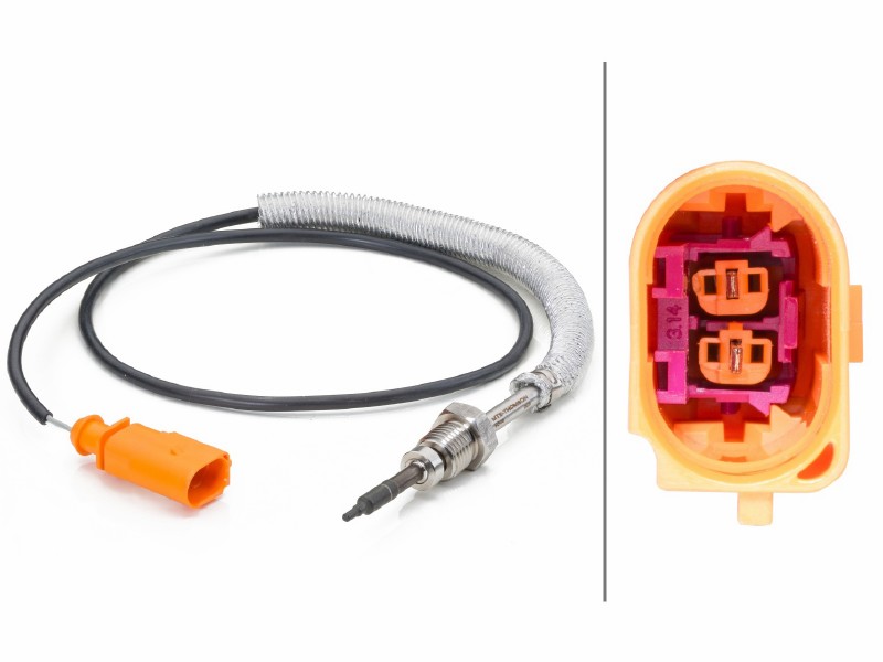 Sensor, exhaust gas temperature