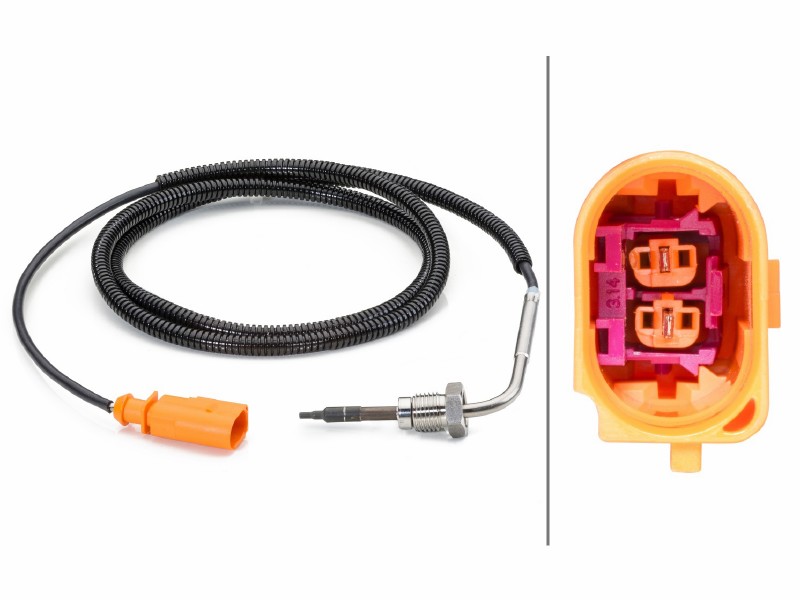 Sensor, exhaust gas temperature