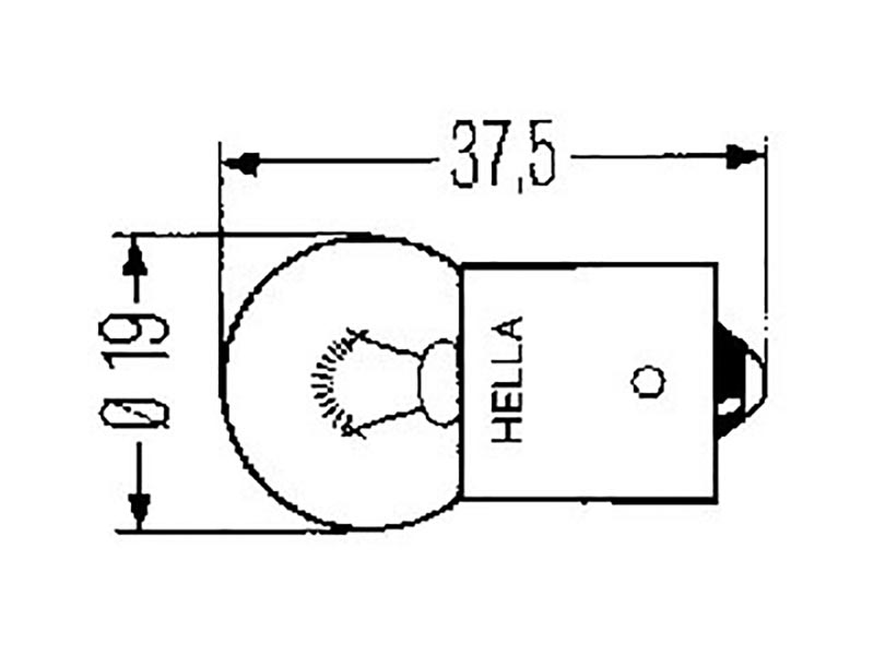 Lampadina 24V 5 w