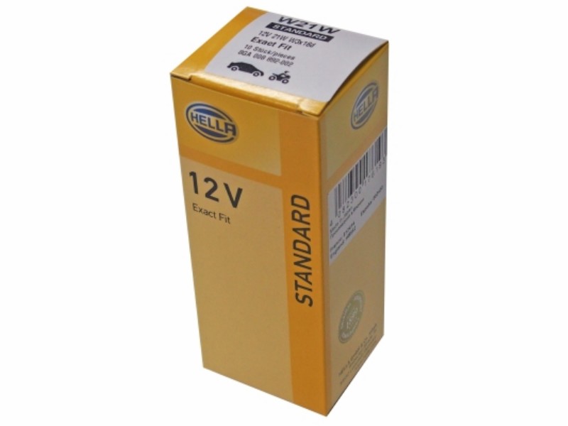 Lampada 12V 21W W21W tutto vetro