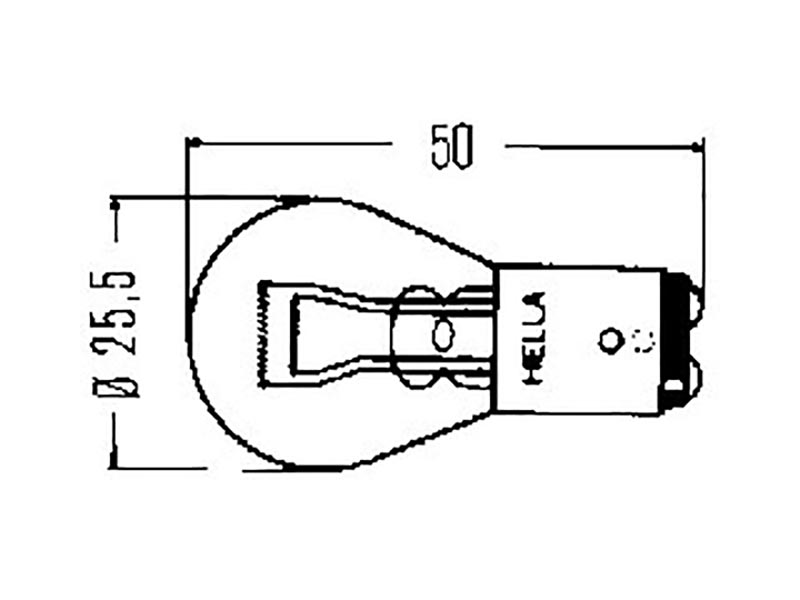 Lampadina P21/5W, 12 V