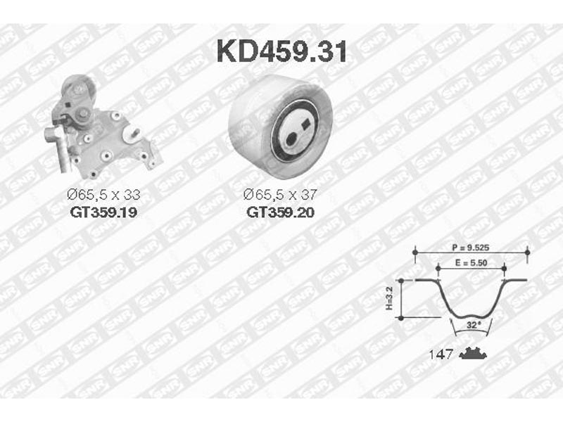 Timing belt tensioner kit