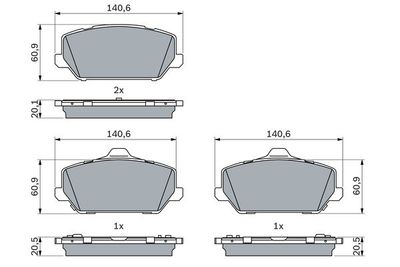 Guarnizione freno Hyundai I30 n