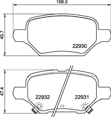 Pf.Opel mokka / mokka X (J13)