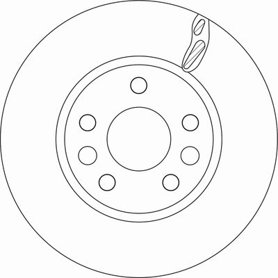 Disco freno, 296x26,2 mm, ventilato, verniciato