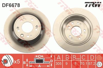 Disco freno Honda Honda: accord IX saloon (CR), accord VIII (cu), accord VIII to