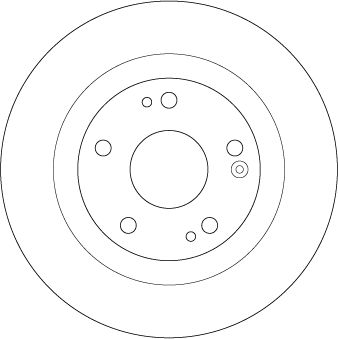 Disco freno, 282x10 mm, pieno, verniciato