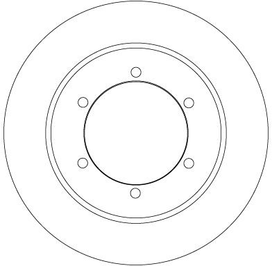 Disco freno, 280x16 mm, pieno, verniciato