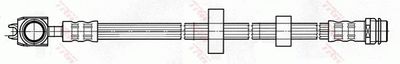 Tubo freno-front axle-volkswagen: lupo I (6x1, 6E1)