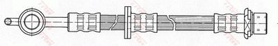 Tubo freno-front axle-toyota: Yaris liftback (_P1_)