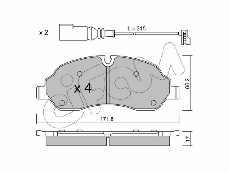 Cifam brake pads