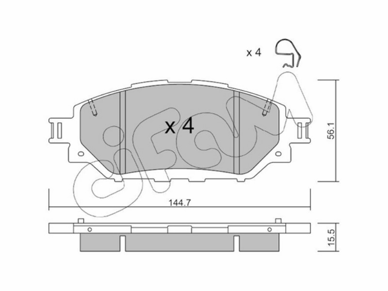 Cifam brake pads
