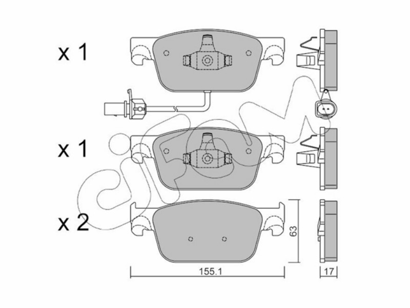 Cifam brake pads